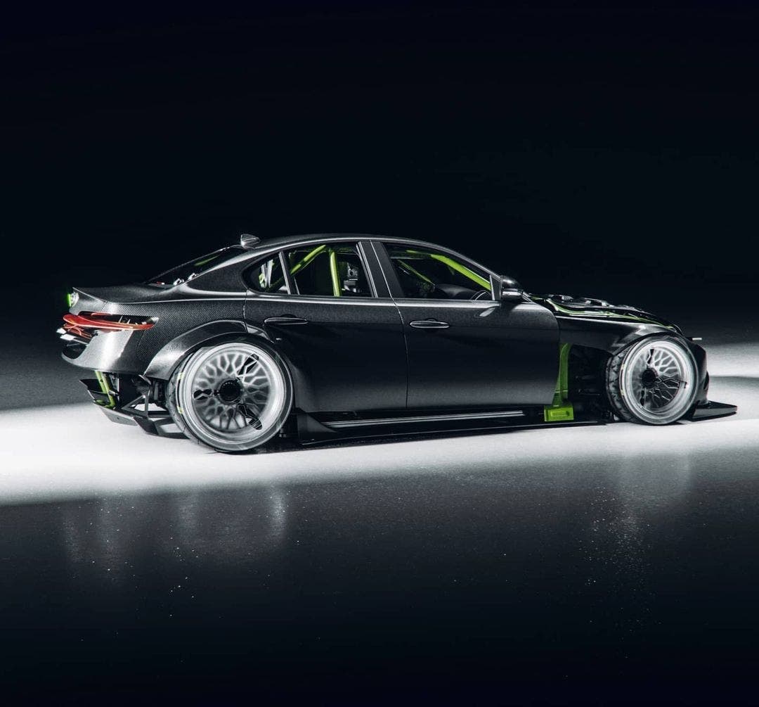 Alfa Romeo Giulia carbonio render