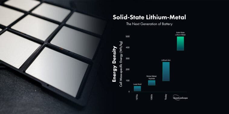 Batteria allo stato solido QuantumScape