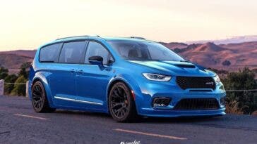 Chrysler Pacifica SRT Hellcat render