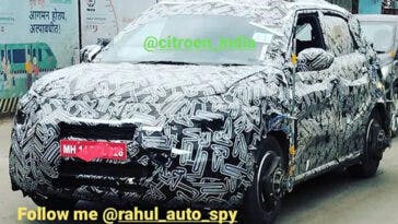 Citroën C3 SUV foto spia India