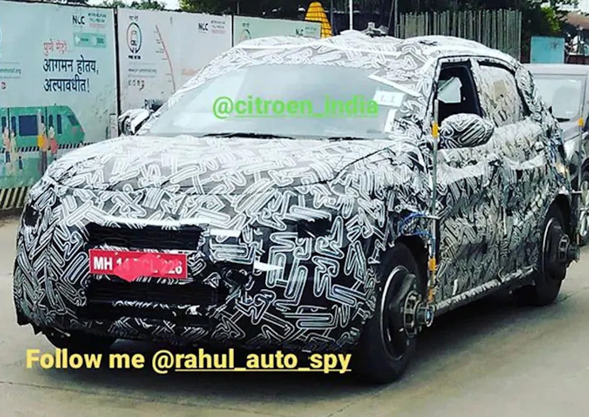 Il SUV basato sulla Citroën C3 avvistato nuovamente in India - ClubAlfa.it