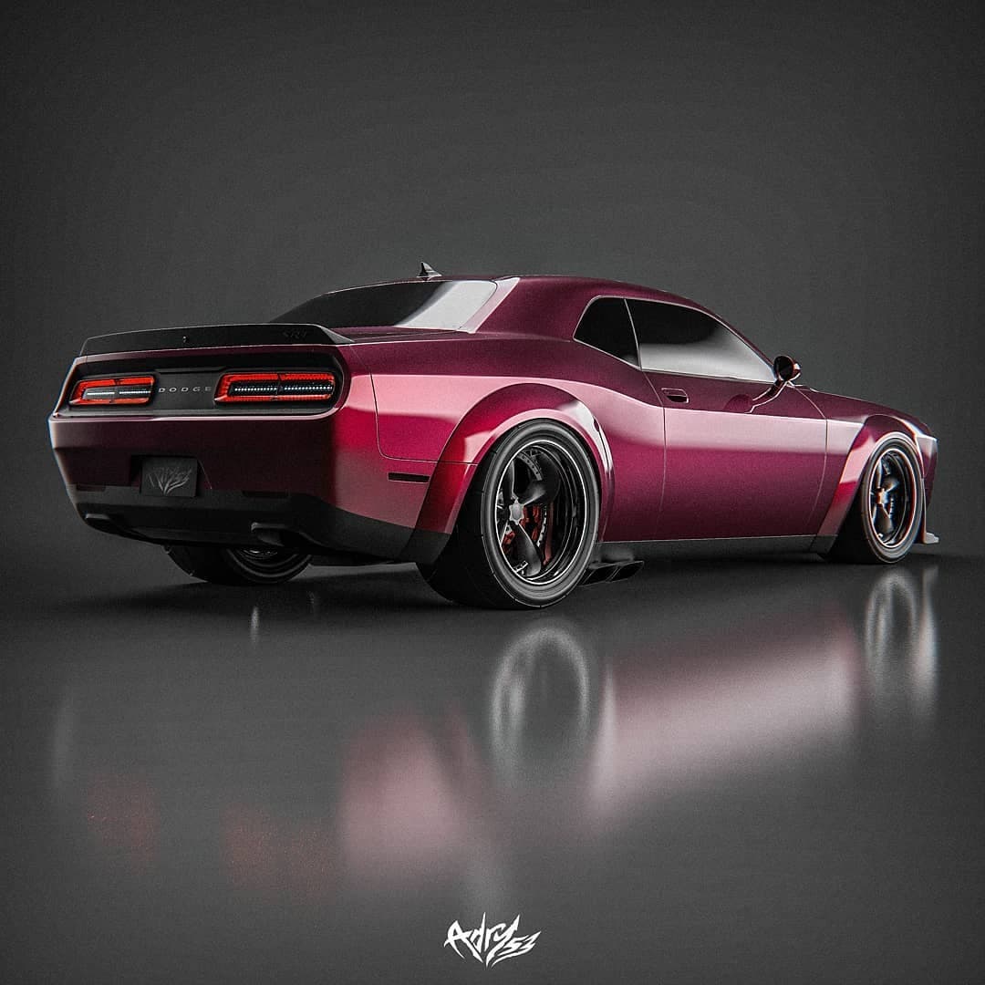 Dodge Challenger 392 render