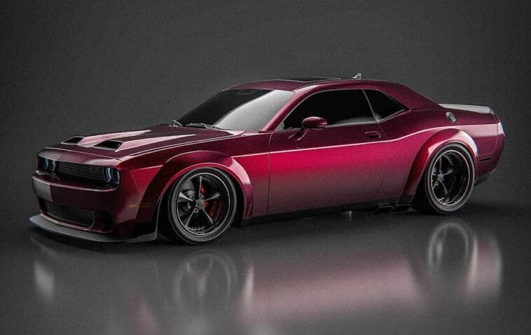 Dodge Challenger 392 render