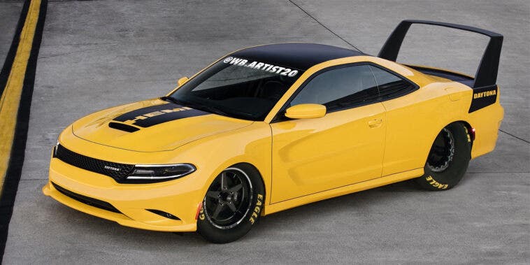 Dodge Charger Daytona tributo render