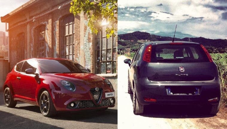 Fiat Punto e Alfa Romeo Giulietta