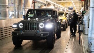 Jeep Wrangler 4xe produzione Toledo