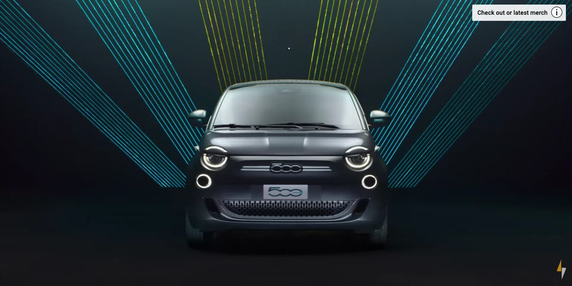 Nuova Fiat 500 Elettrica Fully Charged Show
