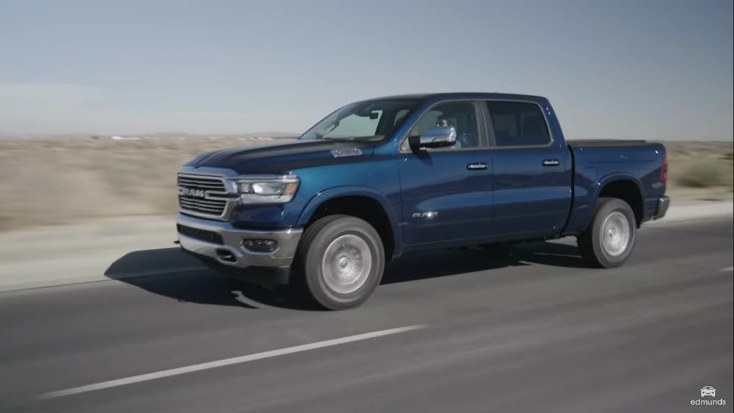 Ram 1500 vs Ford F-150 Hybrid vs GMC Sierra 1500 drag race