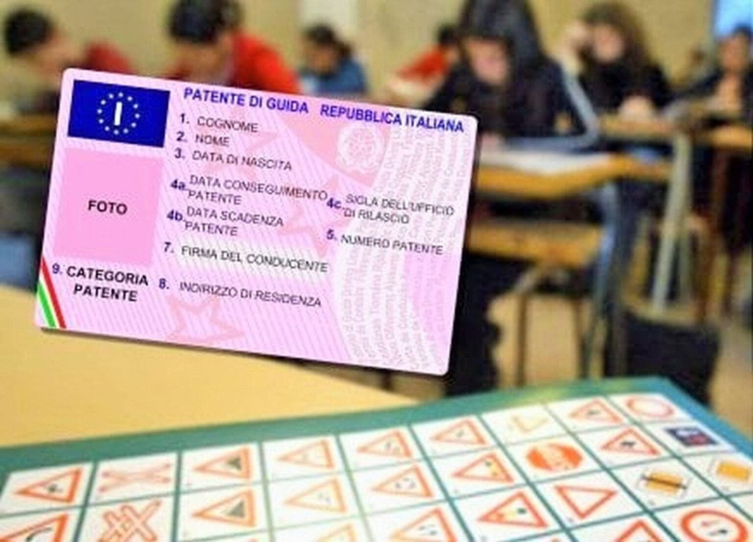 Patente declassata per età, per scelta