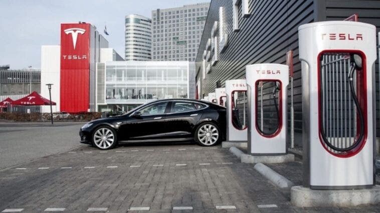 tesla supercharger