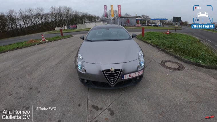 Alfa Romeo Giulietta Quadrifoglio test Autobahn