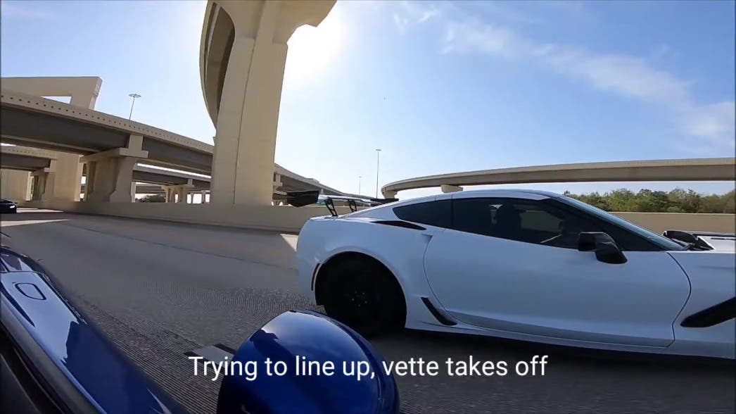 Dodge Viper modificata vs Corvette ZR1