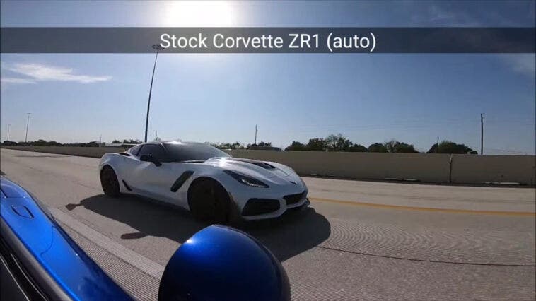 Dodge Viper modificata vs Corvette ZR1