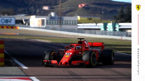 Carlo Sainz a Fiorano