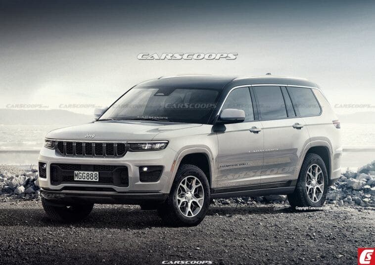 Jeep Grand Cherokee 2021 nuovi render