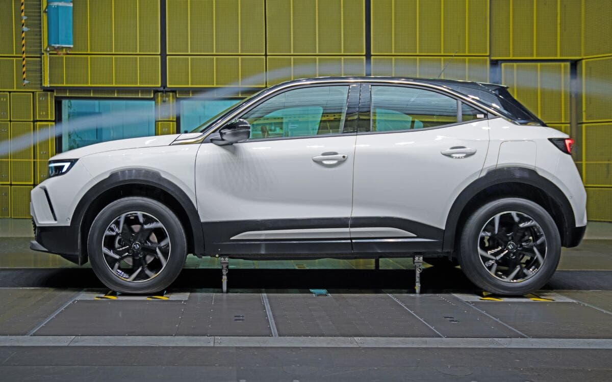 Nuovo Opel Mokka aerodinamica