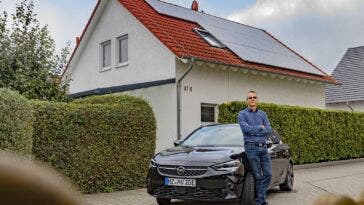 Opel Corsa-e sistema pannelli solari