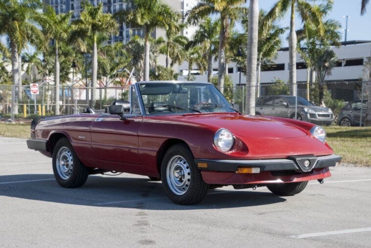 Alfa Romeo Spider Graduate 1986 asta online