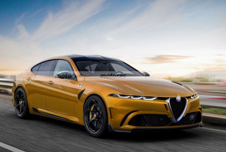 Alfa Romeo berlina E render