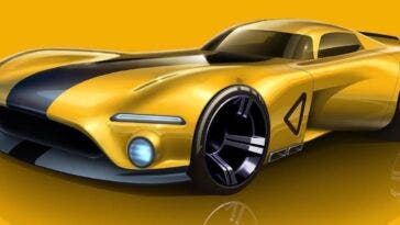 Dodge Viper elettrificata render