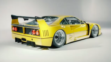 Ferrari F40 LM sospensioni pneumatiche