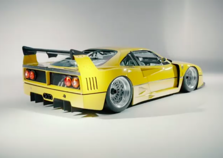 Ferrari F40 LM sospensioni pneumatiche