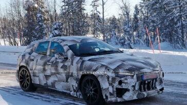 Ferrari Purosangue prototipo Svezia foto spia