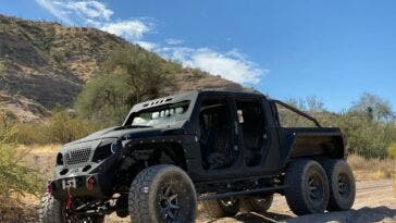 Jeep Gladiator a sei ruote