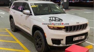 Jeep Grand Cherokee L foto spia Dubai