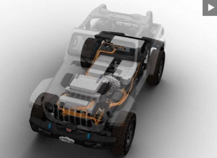 Jeep Wrangler elettrica concept