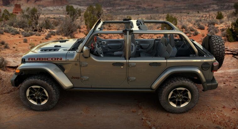 Jeep Wrangler mezze porte