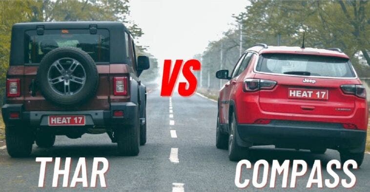 Mahindra Thar e Jeep Compass