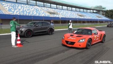 Opel Speedster Turbo 520 CV drag race