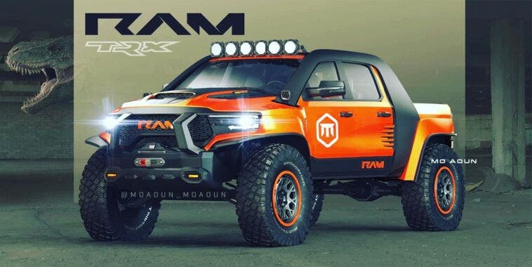 Ram 1500 TRX render