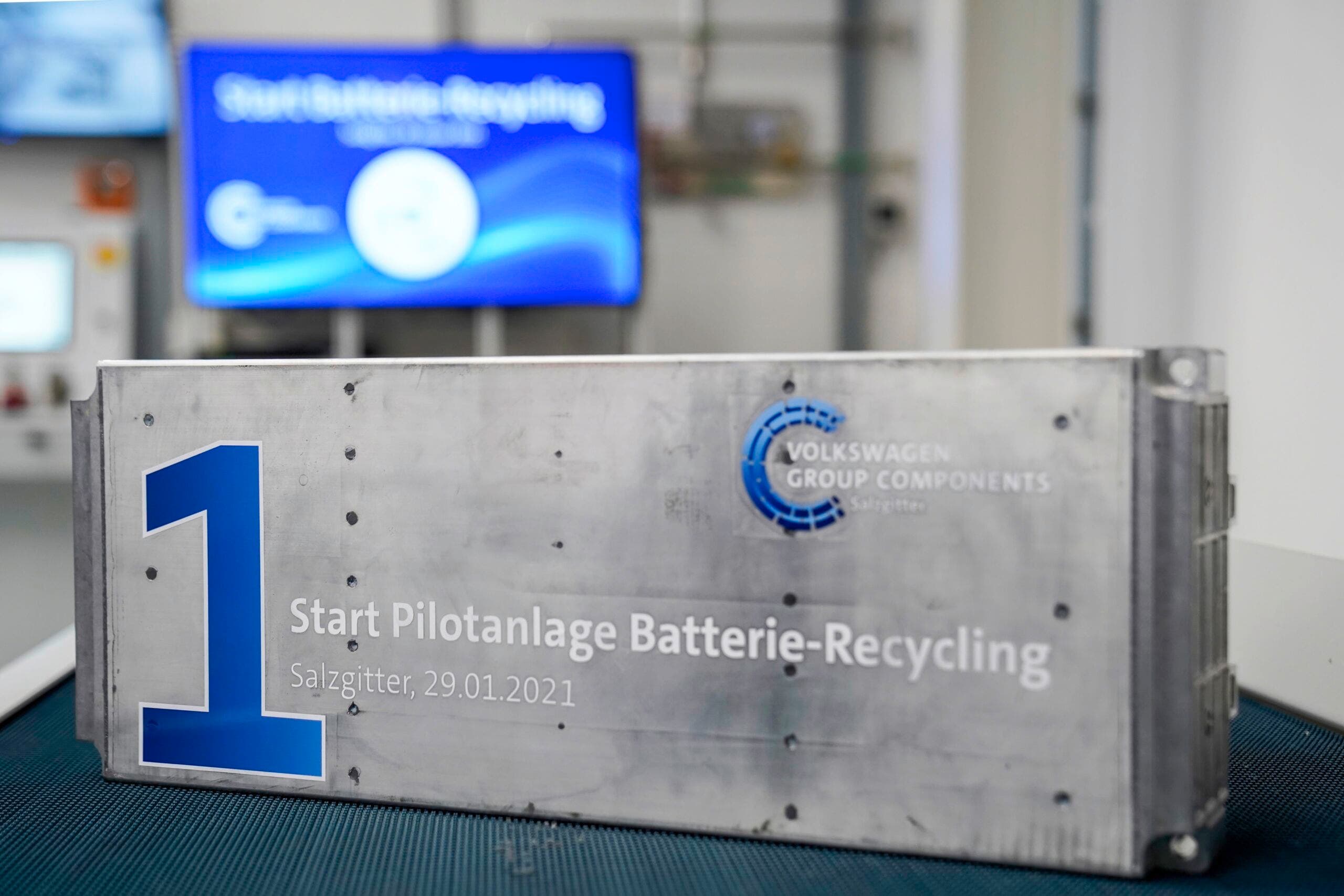 Volkswagen riciclo batterie auto elettriche