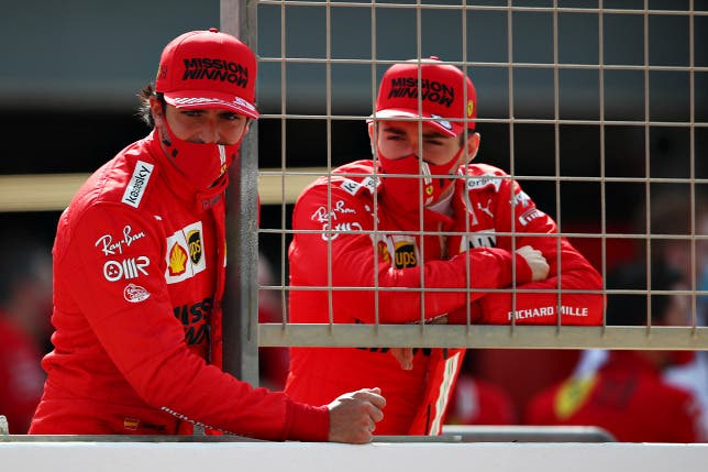 Charles Leclerc e Carlos Sainz