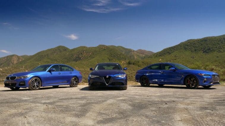 Alfa Romeo Giulia vs BMW 330i vs Genesis G70 3.3T