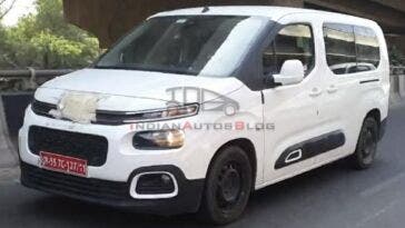 Citroën Berlingo prototipo test India
