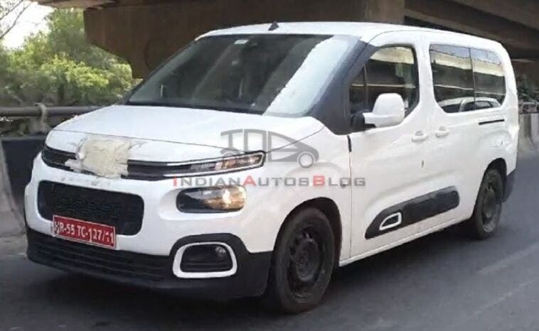 Citroën Berlingo prototipo test India