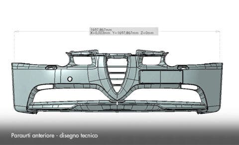 Paraurti Alfa Romeo 147 GTA