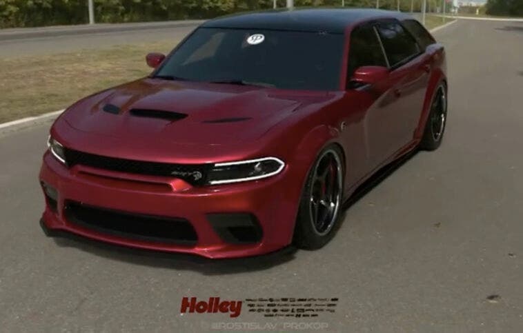 Dodge Magnum Hellcat render