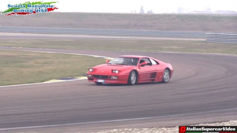 Ferrari 348 TB drift Autodromo di Modena