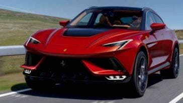 Ferrari Purosangue nuovo render