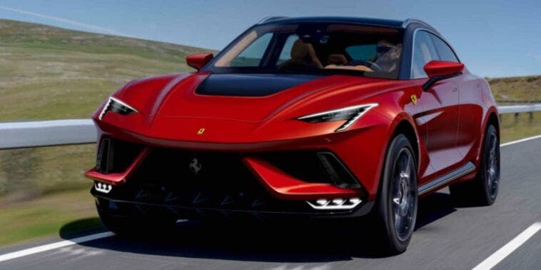 Ferrari Purosangue nuovo render
