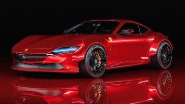 Ferrari Roma widebody render