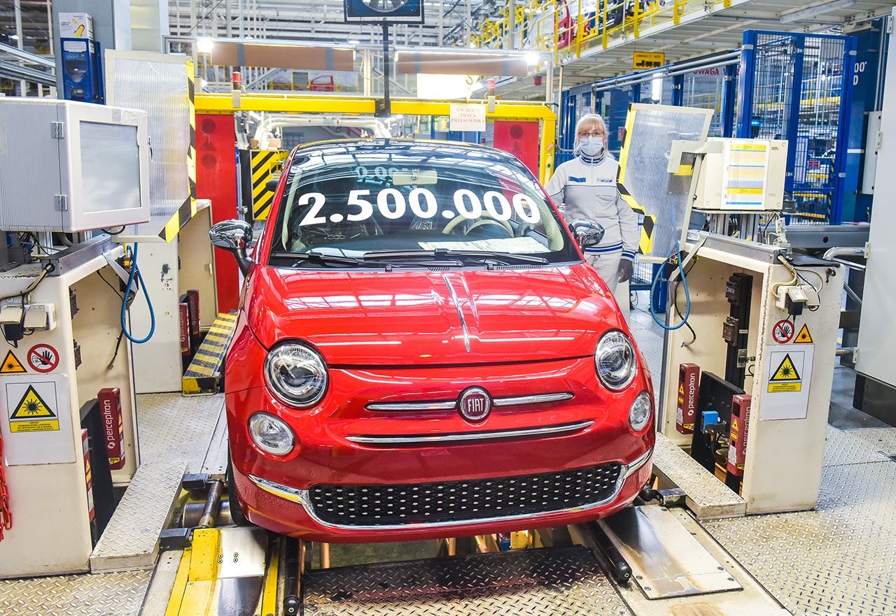 Fiat 500 2,5 milioni esemplari Tychy