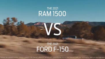 Ford F-150 2021 vs Ram 1500 2021 versus