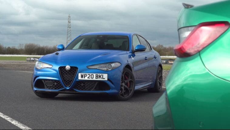 Alfa Romeo Giulia Quadrifoglio e BMW M3 Competition