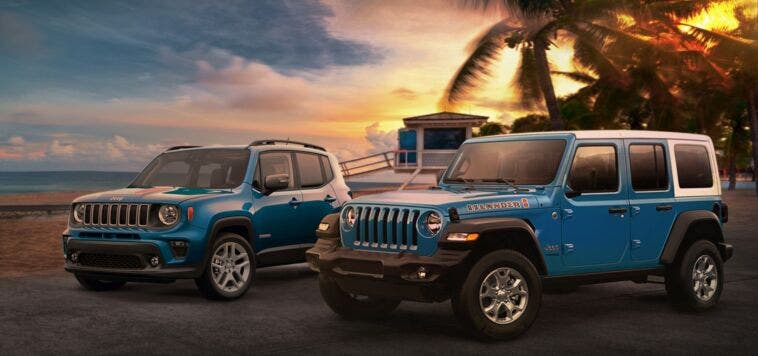 Jeep Wrangler e Renegade Islander 2021