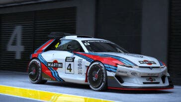 Lancia Delta HF Integrale Martini moderna